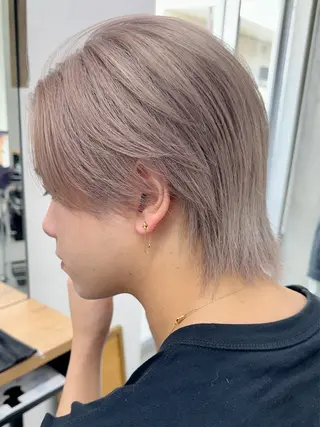 カラー メンズ ブリーチダブルカラー 【koide】のヘアスタイル