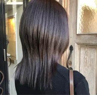 セミロング 櫻井 千穂のヘアスタイル