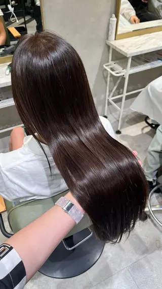 ロング カラー 新宿/ヘアカラー AiNAのヘアスタイル