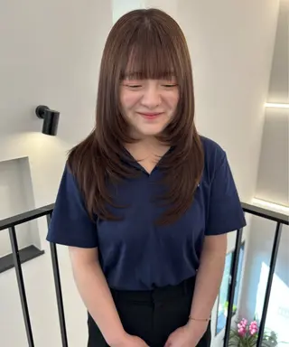 ロング 蛭町 遥香のヘアスタイル