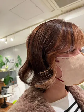 ミディアム カラー NAGONSTYLE 高塩知輝のヘアスタイル
