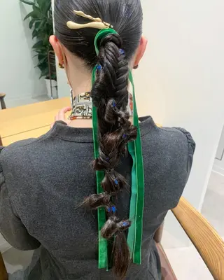 ロング ヘアアレンジ KAWATOKO MISUZUのヘアスタイル