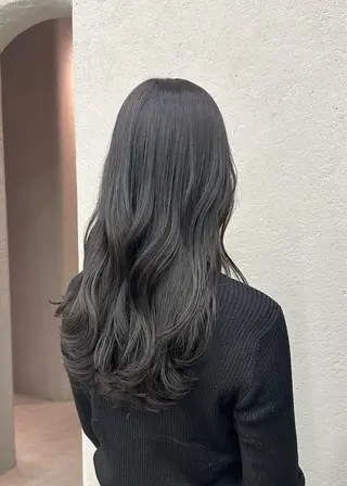 ロング カラー ツヤカラー🧸💫 のりかのヘアスタイル