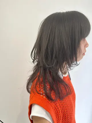 セミロング ヘアアレンジ 🐺青木光太朗 ウルフ/レイヤー🐺のヘアスタイル
