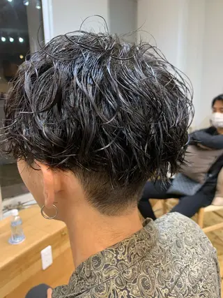 ショート パーマ メンズ メンズStylist 山根慧のヘアスタイル