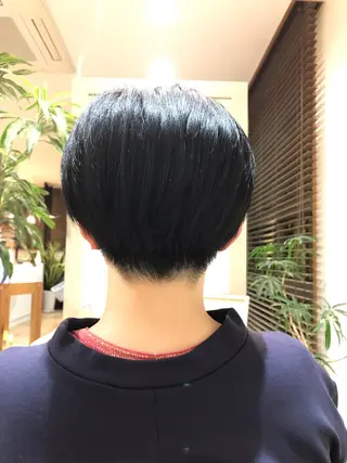 ショート 佐々木 浩之のヘアスタイル