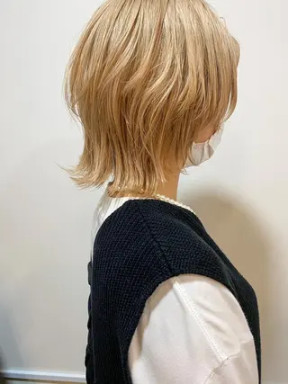 ミディアム 武内 凌レイヤーカット🐺のヘアスタイル