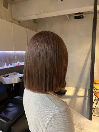 ミディアム カラー ちせ/ 透明感カラー /elima調布のヘアスタイル
