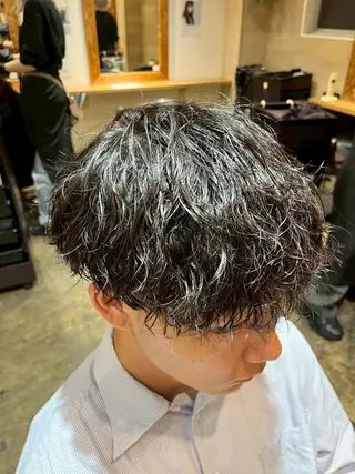 パーマ メンズ メンズカット パーマ特化  清士郎のヘアスタイル
