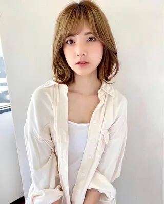 ミディアム ボブ指名No.1🌞 オガタのヘアスタイル
