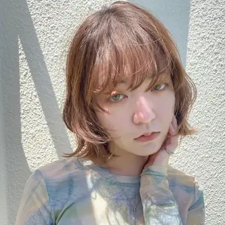 ショート パーマ ハッシュカット/艶感 カラー/ユウキ✨のヘアスタイル
