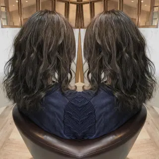 ミディアム カラー 重政 和樹のヘアスタイル