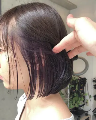ショート カラー ボブ×縮毛矯正 ryotaのヘアスタイル
