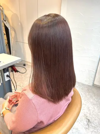 ミディアム カラー うしだ かおるのヘアスタイル