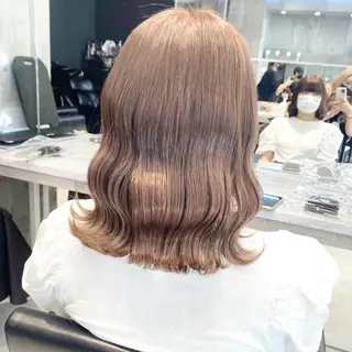 ミディアム カラー ヘアアレンジ メンズ キッズ お悩み解決美容師 💐AMIのヘアスタイル