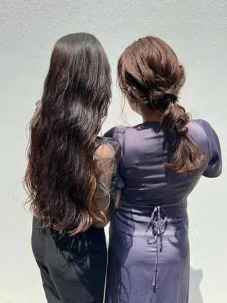 ロング カラー ヘアアレンジ 「sumi」 AMIのヘアスタイル