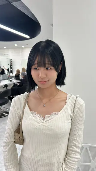 ロング カラー パーマ ヘアアレンジ メンズ キッズ 盛れ韓国ハイトーン 🎀Himari🎀のヘアスタイル