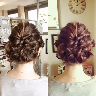 ロング 青木 啓輔のヘアスタイル