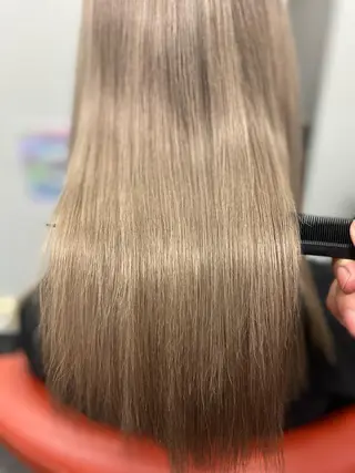 セミロング カラー ヘアアレンジ メンズ キッズ ネイル マツエク・マツパ 🧡可愛い色落ち🧡 ハイトーン特化🧡のヘアスタイル