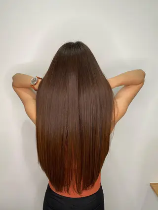 ロング 梅田美容室 SPADICユヅキ♠のヘアスタイル