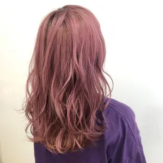 ロング カラー ヘアアレンジ キッズ カラー特化サロン Eir心斎橋のヘアスタイル