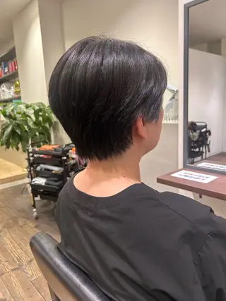 ショート 🤎オリーブカラー× パーマ特化💫森口のヘアスタイル