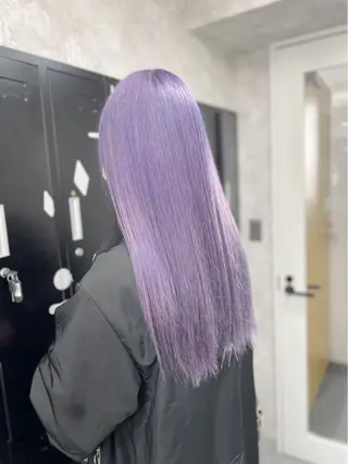 カラー 王道センターパート ⭐️AYAKA⭐️のヘアスタイル
