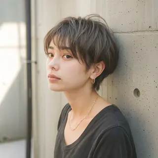 ショート 田村和範/似合わせ カラー/髪質改善のヘアスタイル