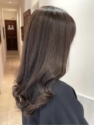 ロング カラー キッズ 透け感カラー🌿 小島 りなのヘアスタイル