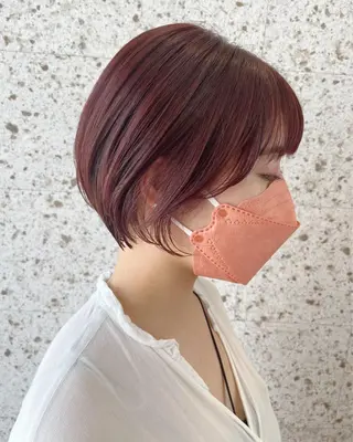 ショート カラー lani ブリーチ /ダブルカラーのヘアスタイル