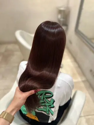 ロング カラー ZACC ayakaのヘアスタイル