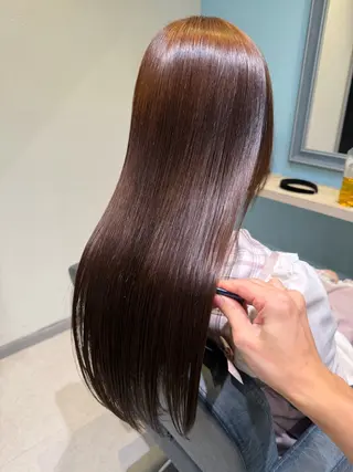 ロング 縮毛矯正の達人 ☆　松本のヘアスタイル