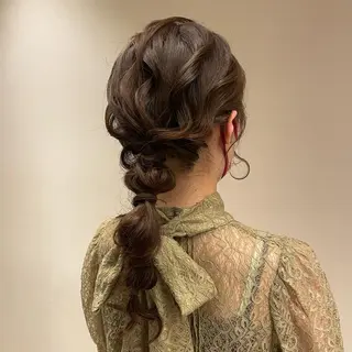 ロング 神谷 亜結美のヘアスタイル