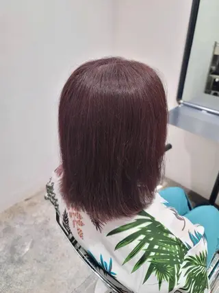 カラー NINA所属・水科 ひびきのヘアスタイル