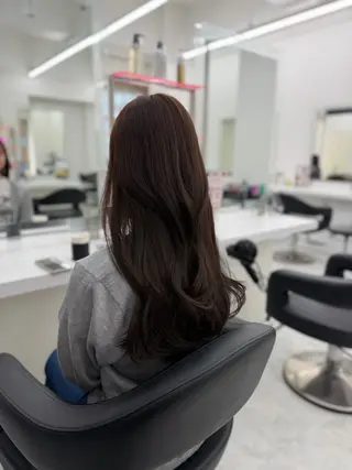 ロング カラー 🤍レイヤー/顔周り /hirari🤍のヘアスタイル