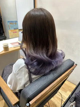 セミロング ゆうき あすかのヘアスタイル