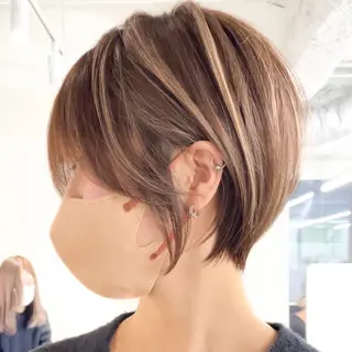 ショート カラー ショート/ボブ 🤍makiのヘアスタイル