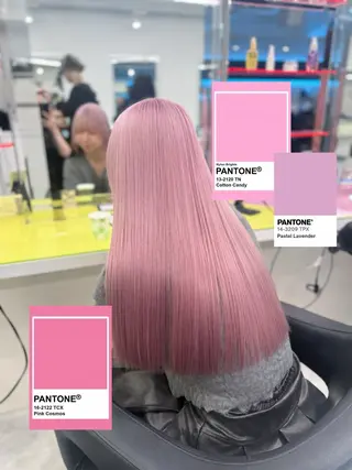 カラー akari🎀🤍 ガーリーstyleのヘアスタイル