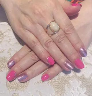 ネイル ビジューバイアクイユ ネイルズ　東中野店のネイルデザイン