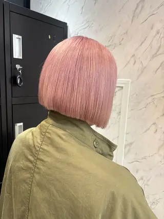 ショート カラー 韓国ヘア🎀 /♡𝓝𝓸𝓪♡のヘアスタイル