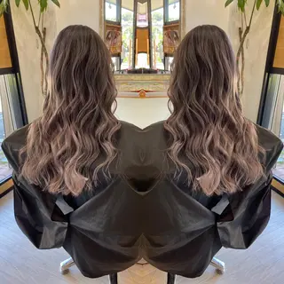 セミロング ashida yuukiのヘアスタイル