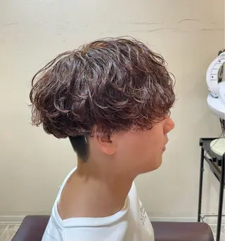 パーマ メンズ 仙台/メンズ/ フェザー/リョウのヘアスタイル