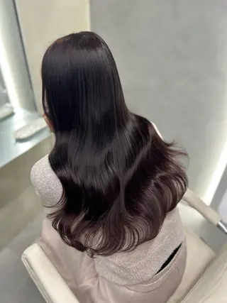 ロング カラー 木本晴香/髪質改善 /艶カラー透明感のヘアスタイル
