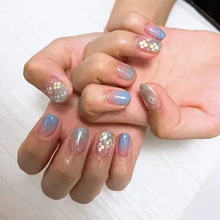 ネイル ⭐︎休業中の練習⭐︎ JNA認定講師髙橋のネイルデザイン