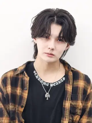 ミディアム メンズ パーマ職人🔥／短髪 執行役員／YUTAのヘアスタイル