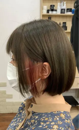 ショート カラー クセを最大限に活かす メンズパーマ奈良大祐のヘアスタイル