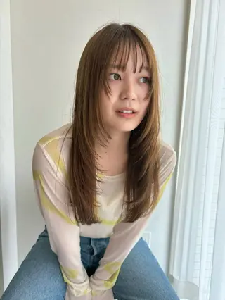 ロング 奥村 紗季のヘアスタイル