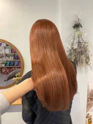 ロング カラー 梅田 薫のヘアスタイル