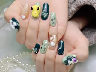 ネイル lucky nail 歌舞伎町のネイルデザイン