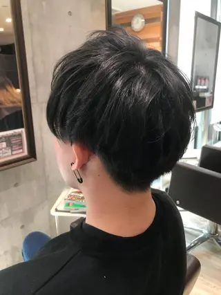 ショート カラー パーマ ヘアアレンジ メンズ キッズ ネイル マツエク・マツパ EnBlesS西宮 マンツーマン神道有基のヘアスタイル